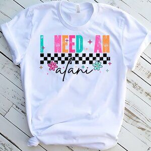 Alani Colorful Custom Tee Graphic Short Sleeve T-shirt